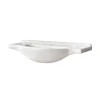 Lavabo bagno da incasso 85x49cm in ceramica bianco Alexia