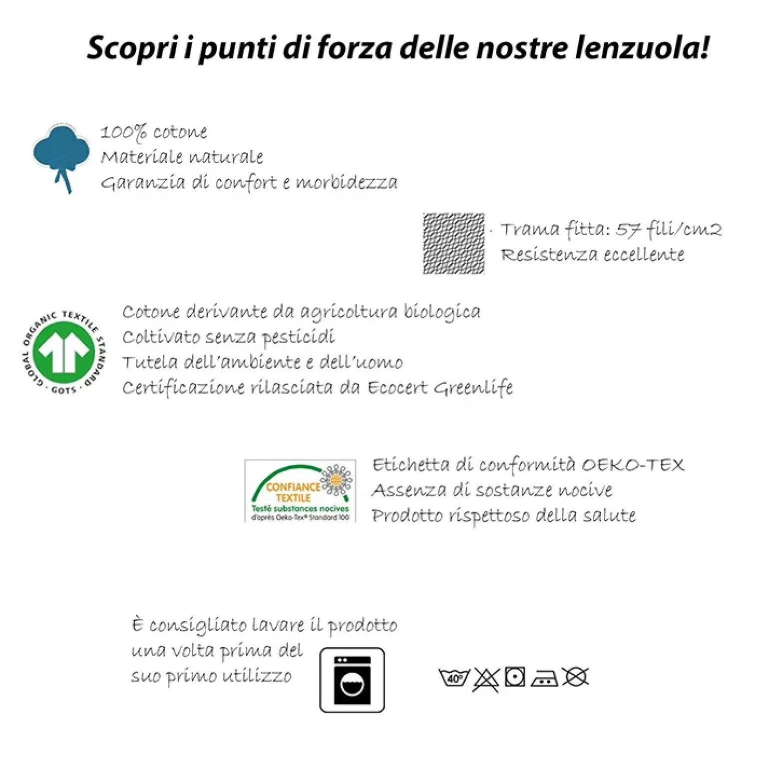 Lenzuolo singolo con angoli in cotone bio 90x200cm grigio Rolla