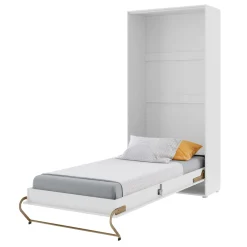 Letto a scomparsa verticale 90x200 cm singolo bianco Chimera