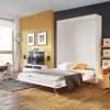 Letto a scomparsa verticale 120x200 cm una piazza e mezza bianco Chimera