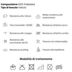 Letto contenitore matrimoniale 160x195 imbottito tessuto blu CozyCubby