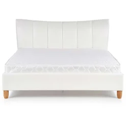 Letto matrimoniale in ecopelle 160x200cm bianco Cabras Gihome®