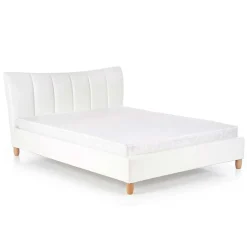 Letto matrimoniale in ecopelle 160x200cm bianco Cabras Gihome®