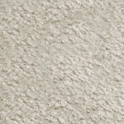 Letto matrimoniale 160x200cm con rete contenitore imbottito tessuto bouclé beige Aluna