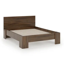 Letto matrimoniale 160x200cm noce Line
