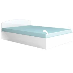 Letto matrimoniale 160x200cm standard bianco lucido Roma-Sorrento