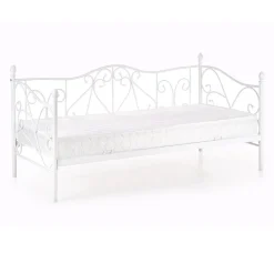 Letto singolo 90x200cm moderno con testiera bianco Azahara