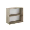 Libreria ufficio 80x72h cm moderna rovere Time F