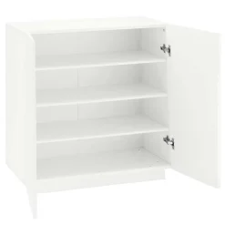 Madia 2 ante 81x86h cm moderna bainco lucido Candia Gihome®