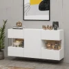 Madia sospesa 120x62h cm moderna bianco rovere Fusion