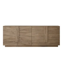 Madia 241x90h cm 4 ante moderna rovere Alvarez