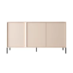 Madia 153x82h cm 3 ante moderna beige Melly