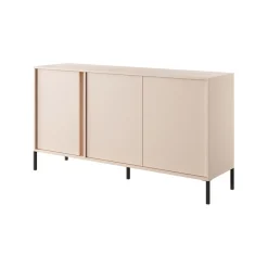 Madia 153x82h cm 3 ante moderna beige Melly