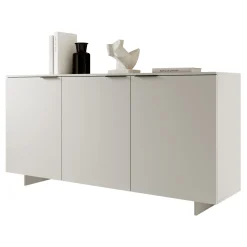Madia 180x90h cm 3 ante soggiorno grigio Stone