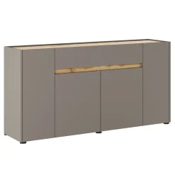 Madia 170x85h cm moderna design grafite rovere Gib