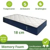Materasso singolo 80x190cm memory lato estivo e invernale H.18cm Basic Dream 50