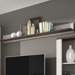 Mensola 180x20h cm da parete bianco frassinato rovere Paloma 2