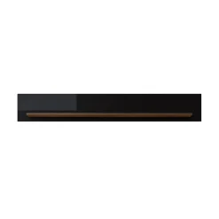 Mensola 160x24h cm da parete noce nero lucido Jumbo