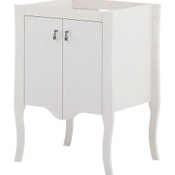 Mobile bagno classico 60cm con lavabo 2 ante bianco Brigit