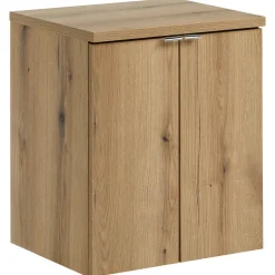 Mobile bagno sospeso 50cm 2 ante rovere Rovery