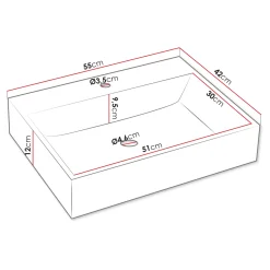 Mobile bagno sospeso 90cm con lavabo, colonna e pensile cannettato bianco Lusso