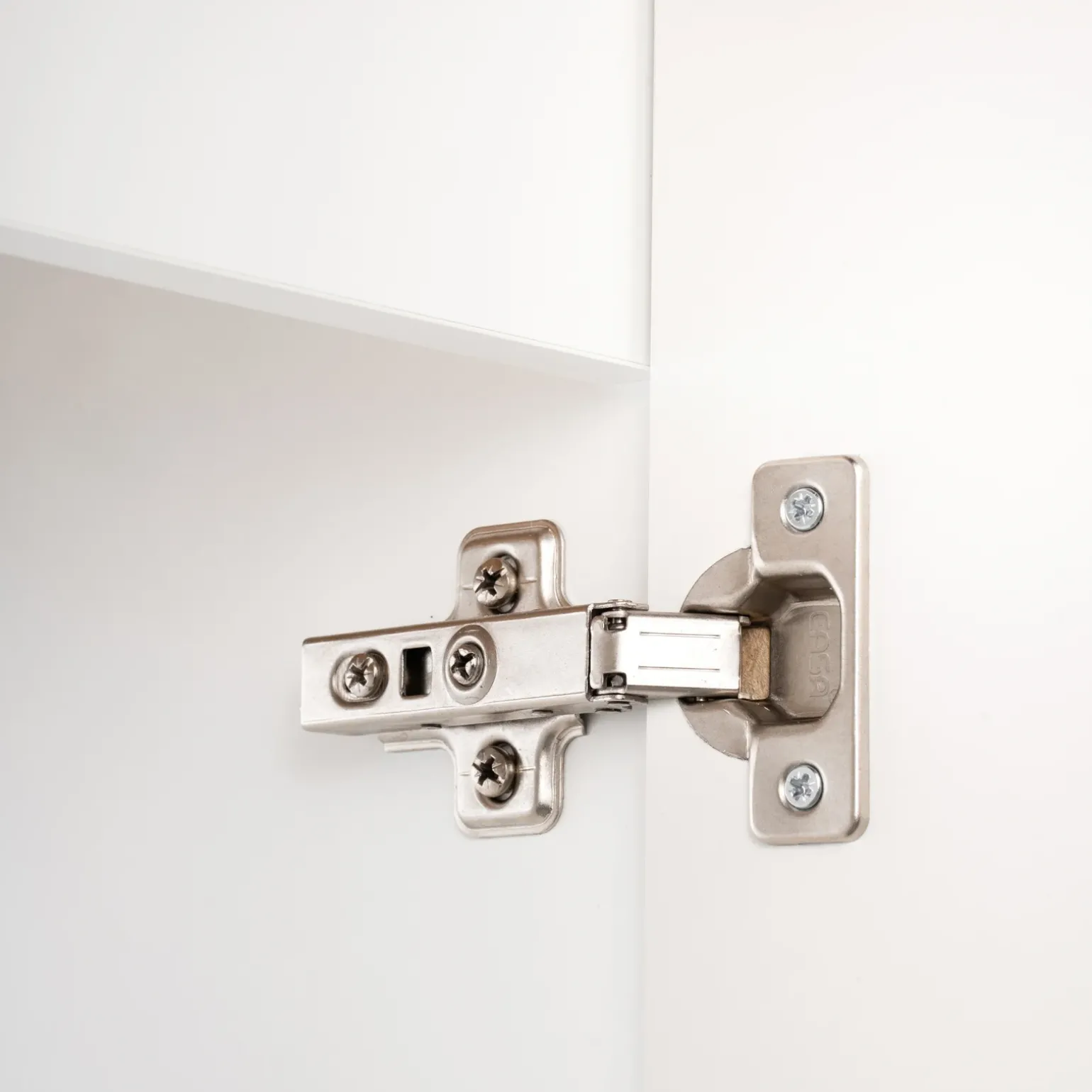 Mobile bagno sospeso 50cm cannettato con lavabo 2 ante bianco Cleany