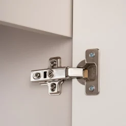 Mobile bagno sospeso 80cm cannettato 2 ante beige rovere Cleany