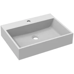Mobile bagno sospeso 100cm con lavabo e specchio 2 cassetti nero Krom