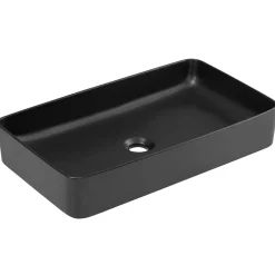 Mobile bagno sospeso 100cm con lavabo, mobile specchio e colonna rovere antracite Veny