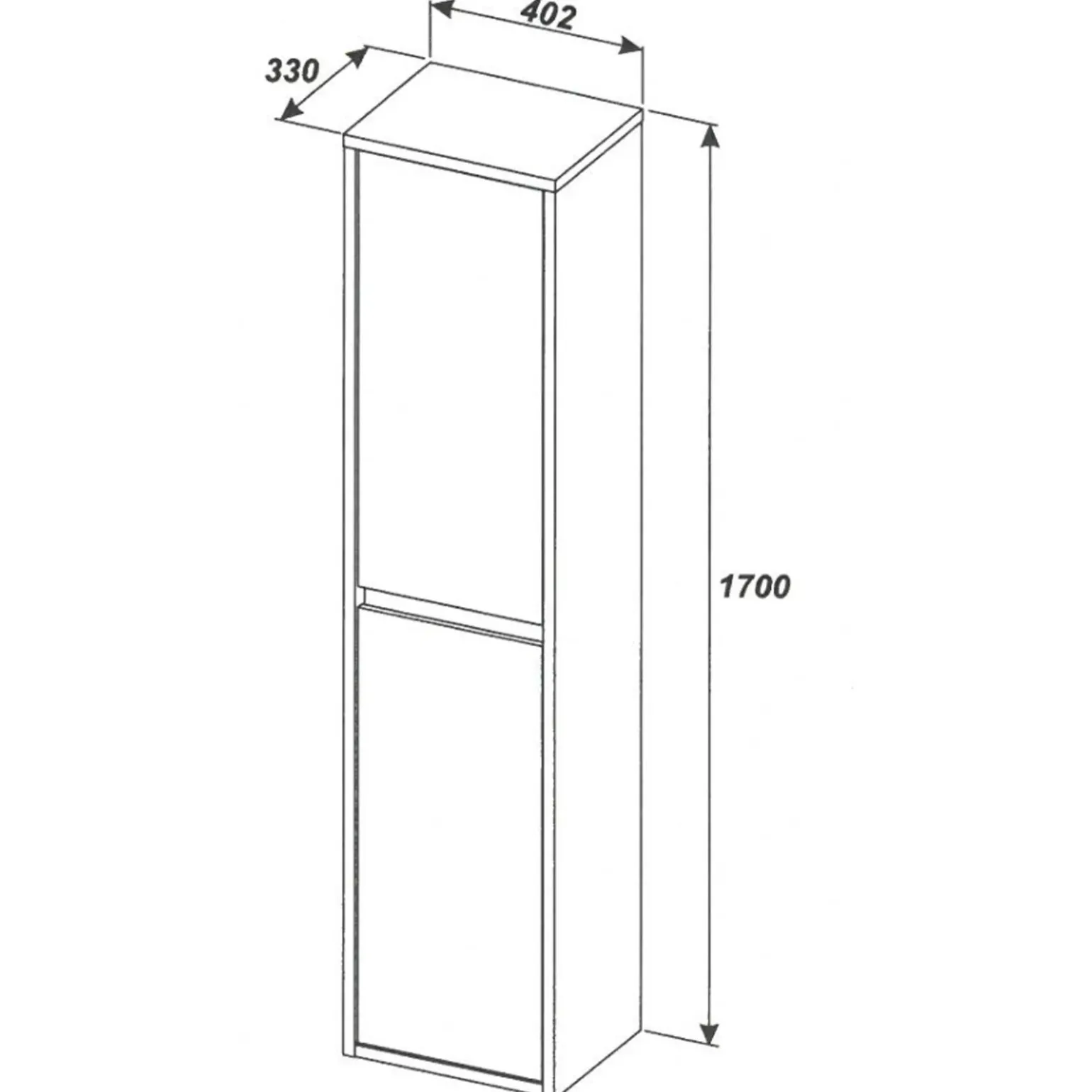 Mobile bagno sospeso 100cm con lavabo, mobile specchio e colonna rovere antracite Stony