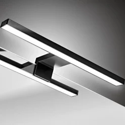 Mobile bagno sospeso 140cm con 2 lavabi, specchio e colonna nero Serif