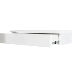 Mobile ingresso sospeso 100x20h cm con cassetto bianco Magnolia