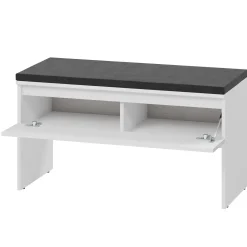Mobile ingresso 300x200h cm con specchio appendiabiti armadio bianco Accent