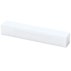 Mobile porta TV sospeso 210x33h cm 1 anta ribalta soggiorno bianco lucido Sunset
