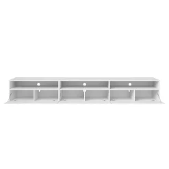 Mobile porta TV sospeso 270x42h cm bianco Emotion Gihome®