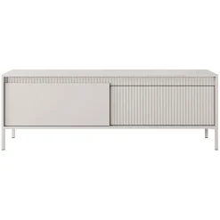 Mobile porta TV 154x54h cm 2 ante beige cannettato Ciar