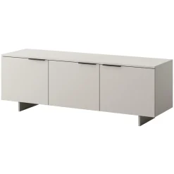 Mobile porta TV 150x55h cm 3 ante grigio Stone