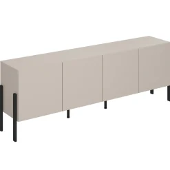 Mobile TV 200x70h cm 4 ante moderno beige cashmere Simple