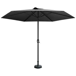 Ombrellone da giardino 300x300cm nero grigio Fiorella