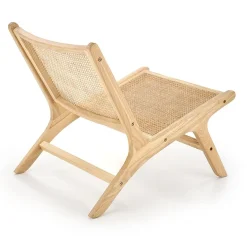 Panca relax moderna in rattan naturale Salvin