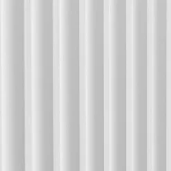 Parete attrezzata sospesa 260x150h cm con colonne bianco cannettato effetto marmo Ilaria