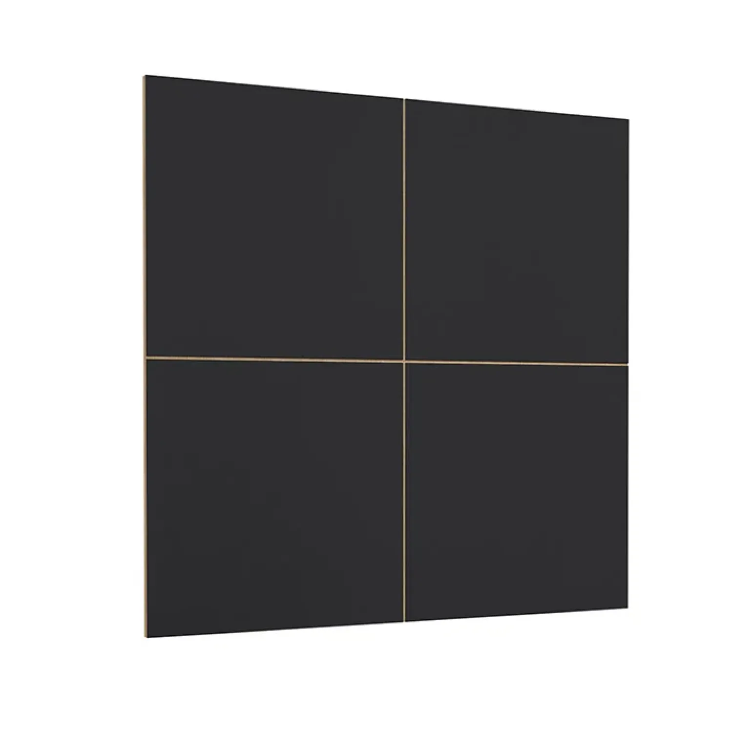 Parete attrezzata 251x196h cm moderna rovere nero Favorita