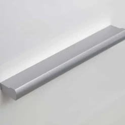 Parete attrezzata 310x190h cm soggiorno bianco lucido pino nero York Gihome®