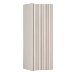 Pensile bagno sospeso 20x57h cm cannettato 1 anta beige Cleany