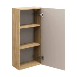 Pensile bagno sospeso 35x75h cm 1 anta beige rovere Swim