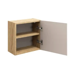 Pensile cubo bagno sospeso 35x35h cm 1 anta beige rovere Swim