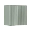 Pensile cubo bagno sospeso 30x30h cm cannettato 1 anta verde salvia Greeny