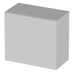 Pensile cubo sospeso bagno 55x50h cm 1 anta reversibile grigio chiaro Sunset