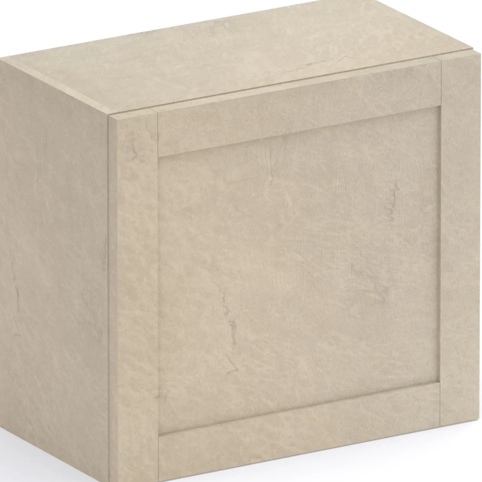 Pensile cubo sospeso 55x50h cm 1 anta reversibile con telaio tortora Sunset