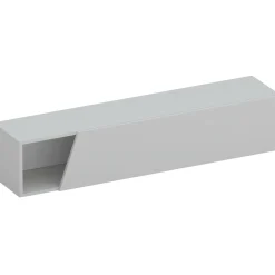 Pensile orizzontale 138x29h cm 1 anta tagliata soggiorno grigio chiaro Sunset